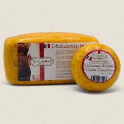 Fromage jeune avec herbes Italienne boule