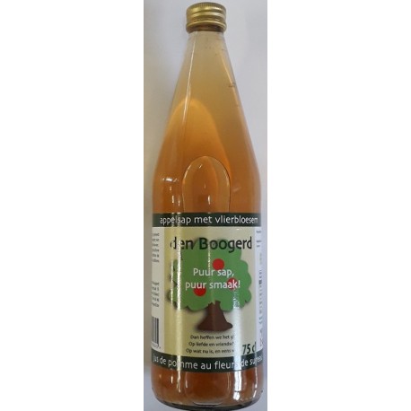 Apple juice with elderflower