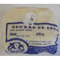 Butter salted 250g La ferme du Warchais
